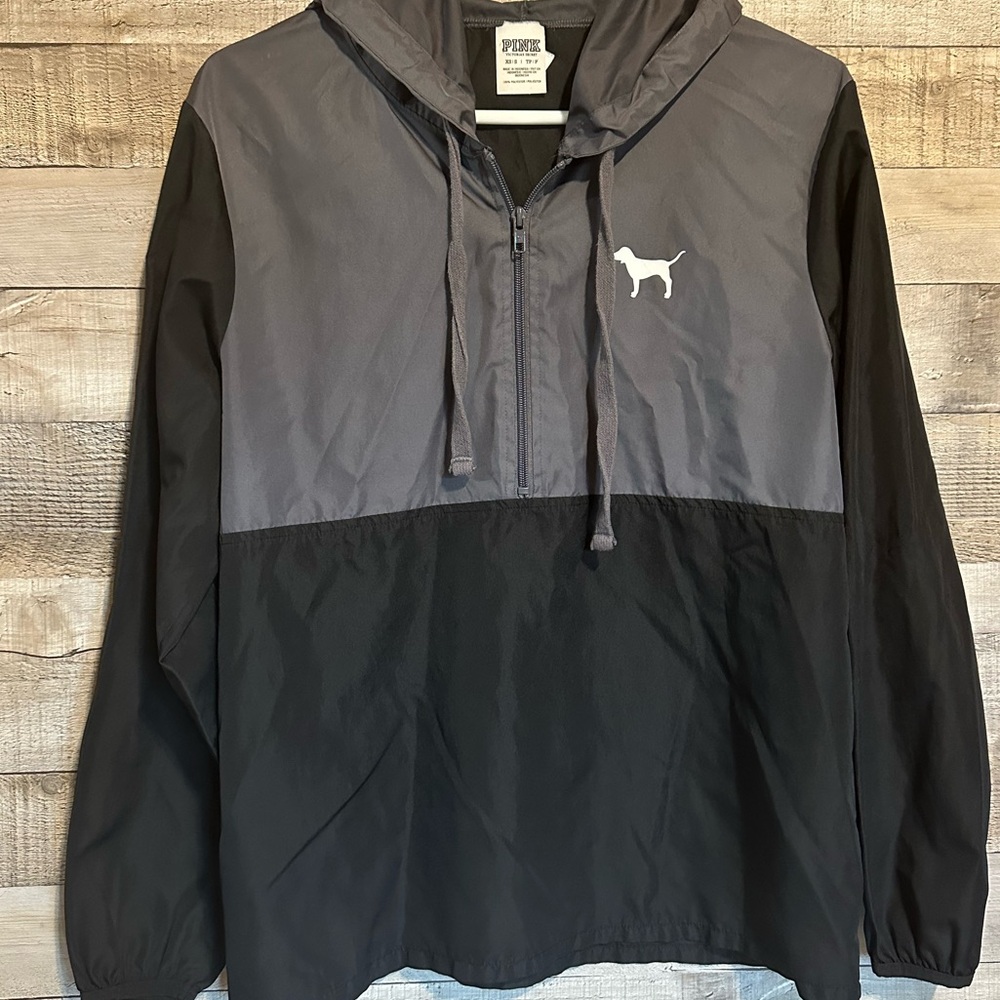 Victoria's Secret Pink Gray Hooded Jacket
